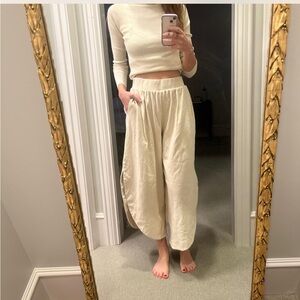 Free People Boho Flowy Beach Pants